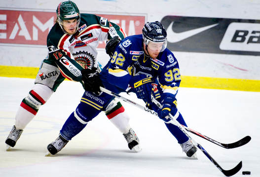 Karl Fabricius,  Frölunda, Teemu Laine, HV71