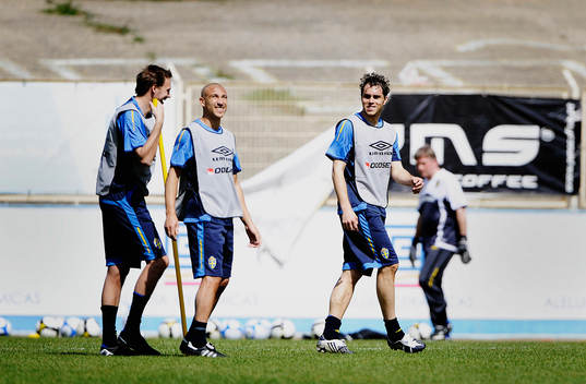 Andreas Granqvist, Henrik Larsson och Johan Elmander