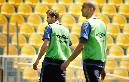 Olof Mellberg och Daniel Majstorovic tillsammans i
