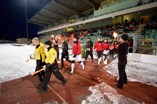 Spelare, Arena, inmarsch, entré, premiär