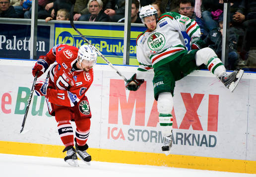 Jason Morgan, Södertälje och Sebastian Karlsson, Rögle