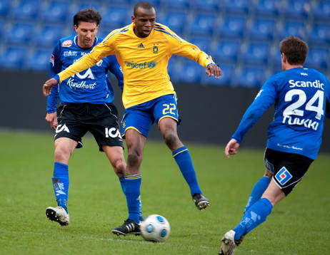 Mikael Rosén, Halmstad och Ousman Jallow, Bröndby