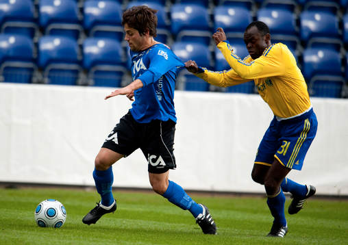 Michael Görlitz, Halmstad och Joseph Elanga, Bröndby
