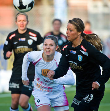 Fotboll, dam, Damallsvenskan, Kopparbergs Göteborg - Ldb