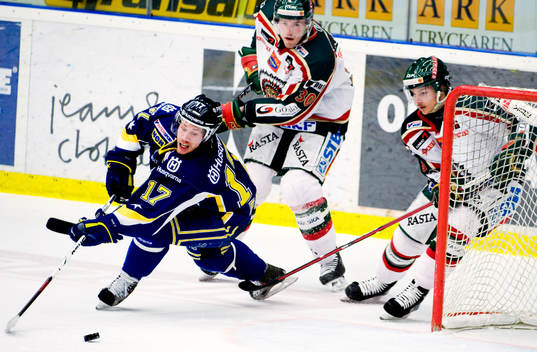 Andreas Falk, HV71 missar öppet mål