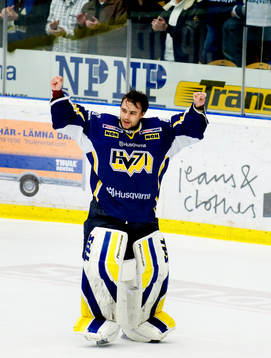 Stefan Liv, målvakt, HV71, jubel
