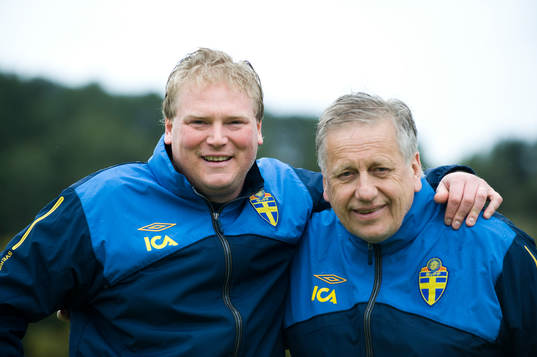 Jörgen Lennartsson och Tommy Söderberg, förbundskapten