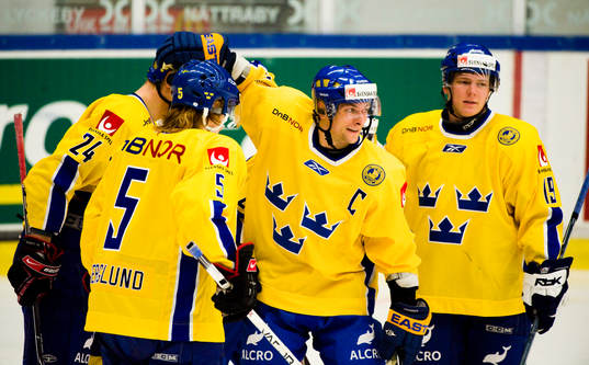 Magnus Johansson och Patrik Zackrisson, Sverige, jubel
