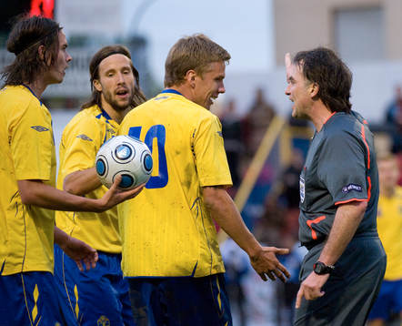 Mikael Lustig, Mattias Bjärsmyr och Pontus Wernbloom i