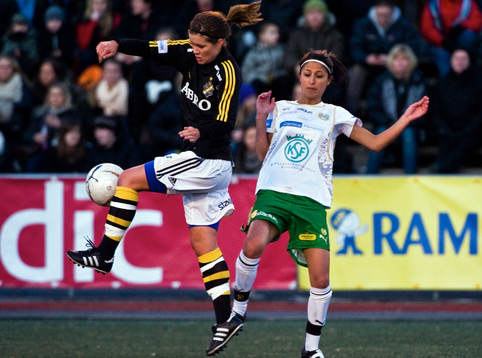 Hanna Folkesson, AIK och Nazanin Vaseghpanah, Hammarby