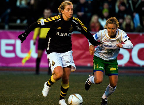 Linda Sembrant, AIK och Johanna Andersson, Hammarby