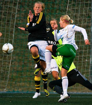Annica Sjölund, AIK och Annica Svensson, Hammarby