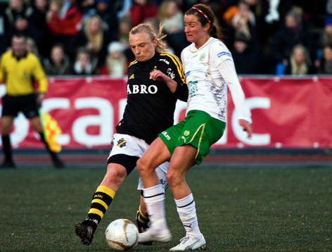 Sofia Simonsson, AIK och Madeleine Tegström, Hammarby