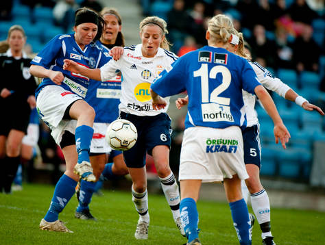 Marijke Callebaut, Djurgården och Caroline Pettersson,