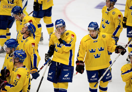 Sverige förlorade med 2-3, depp. Carl Söderberg, (nr 27),