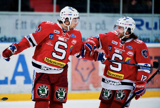 Dragan Umicevic och Daniel Josefsson, jubel