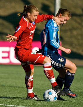 Emelie Lövgren, Piteå och Linda Sällström, Djurgården