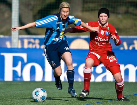 Victoria Svensson, Djurgården och Camilla Johansson, Piteå