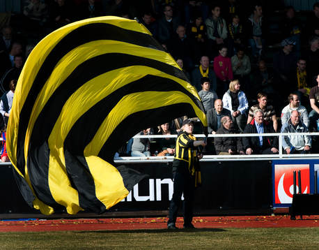 Häcken flagga, supporter