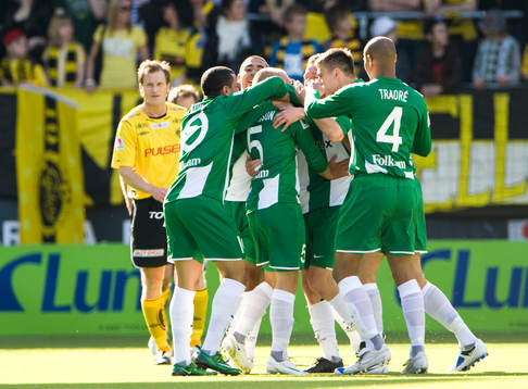 0-1 Emil Johansson, Bajen jubel, Daniel Mobaeck depp