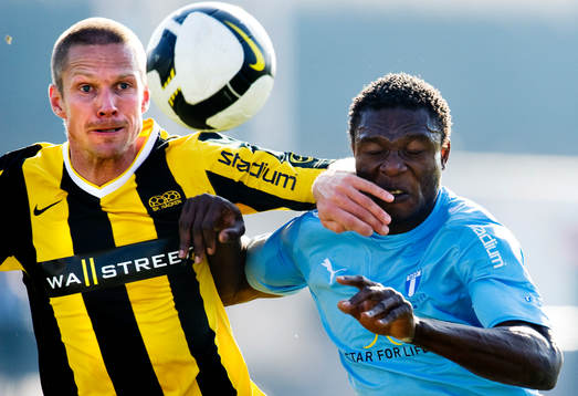 Mattias Östberg, Häcken, Edward Ofere, Malmö FF