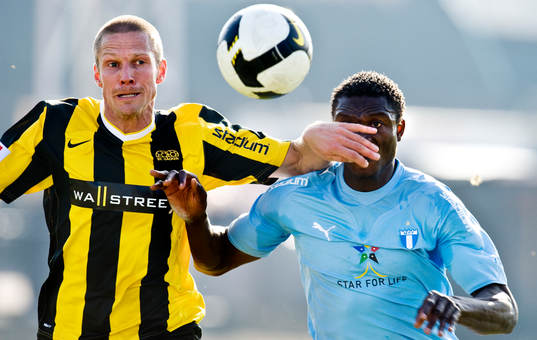 Mattias Östberg, Häcken, Edward Ofere, Malmö FF