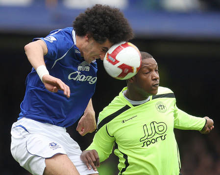 Marouane Fellaini, Everton och Titus Bramble, Wigan
