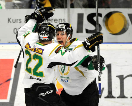 Jonas Holös, Pär Åslund, jubel