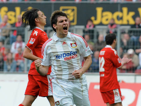 Patrick Helmes, Leverkusen, jubel