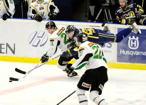 Piros Kamil, HV71, hänger inte med Jörgen Jönsson,
