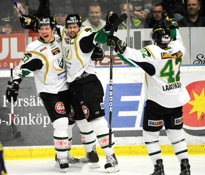 Rickard Wallin, Goren Lee, Färjestad, jubel