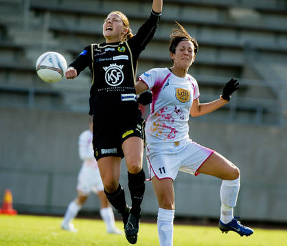 Therese Sjögran, Ldb och Lena Andersson, Hammarby
