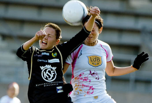 Therese Sjögran, Ldb och Lena Andersson, Hammarby