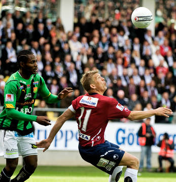 Marcus Allbäck, Örgryte. Richard Ekunde, Gais