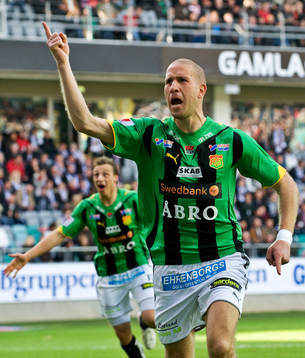 Mattias Lindström, jubel