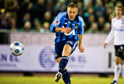 Daniel Sjölund, Djurgården gjorde 1-0 på straff