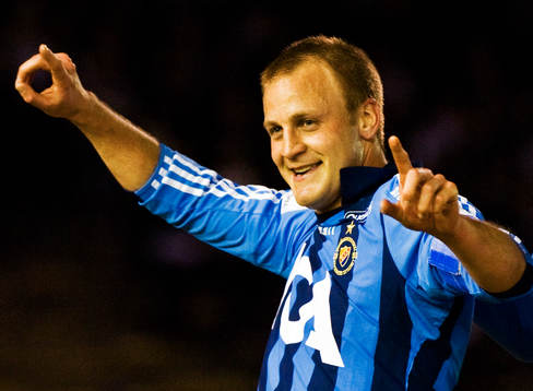 Daniel Sjölund jubel