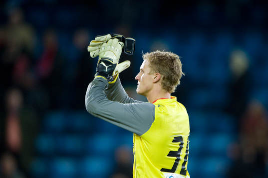 Pär Hansson, målvakt, Helsingborg, gjorde succé och