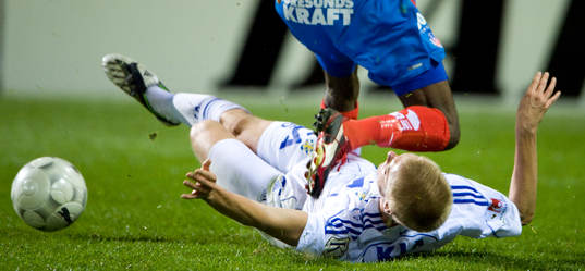 IFK Göteborg överkörda, här Robin Söder