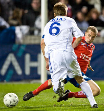 Christoffer Andersson, Helsingborg, tackling