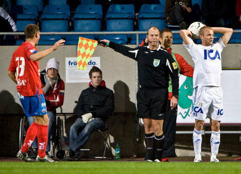 Robin Söder, Göteborg, inkast, domare, flagga