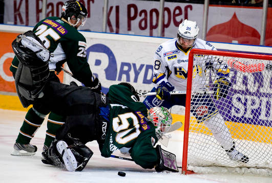 Extremt nära att Kim Staal, HV71 gör mål på Jonas