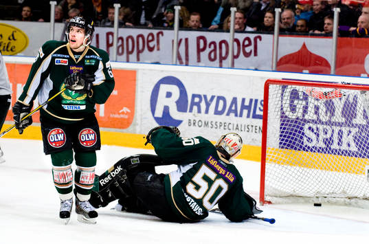 Jonas Holös, Jonas Gustavsson, målvakt, Färjestad, depp