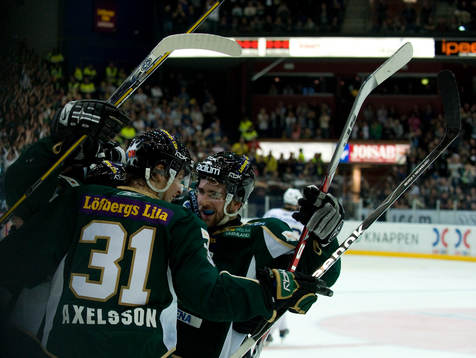 Dick Axelsson, Färjestad, jubel