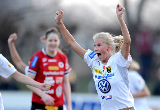 Sofia Jakobsson, Umeå, jubel, glädje