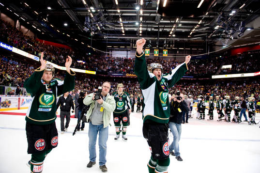 Rickard Wallin, jubel, Svenska Mästare, SM-guld, guld