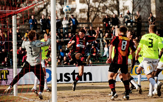 Olof Guterstam, Brommapojkarna, gör 1-0