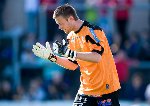 Viktor Noring, målvakt, gjorde en bra match