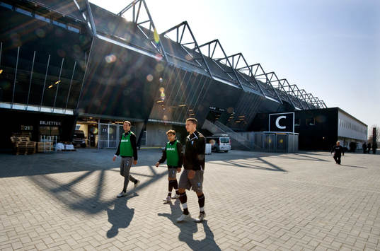 Fotboll, Pressvisning på Swedbank Stadion, Arena.