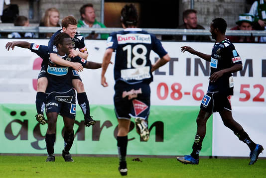 Amadou Jawo och Jonas Lantto, Gefle, jubel